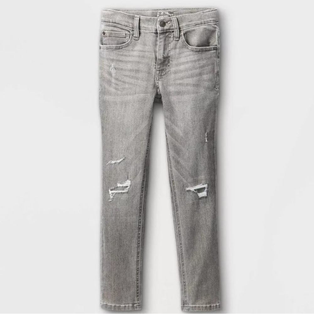 Boys' Super Stretch Super Skinny Fit Jeans - art class Gray
